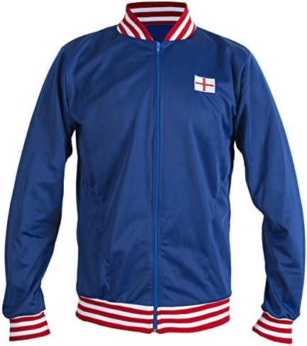 England 1966 Retro Football Jacket Classic Vintage Tracksuit